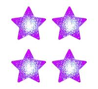 YIZITU Palos De Luz Estrella Profesionales para Espectáculos Danza Teatro Decoración del Hogar LED Brillante Suministros Fiesta Accesorios Fiesta Brillantes para Niños 4 Uds.