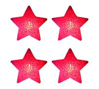 YIZITU Palos De Luz Estrella Profesionales para Espectáculos Danza Teatro Decoración del Hogar LED Brillante Suministros Fiesta Accesorios Fiesta Brillantes para Niños 4 Uds.