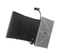 YIZITU Parabrisas de micrófono insonorizado con 5 puertas plegable para mejorar la absorción de sonido auditivo, reflector de sonido plegable