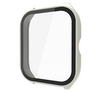 YIZITU Película de vidrio templado + funda protectora de pantalla de cobertura completa, carcasa rígida de policarbonato para reloj inteligente, carcasa para 4 relojes, carcasa protectora transparente