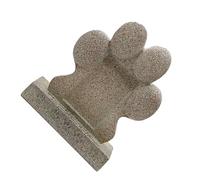 YIZITU Piedras conmemorativas para mascotas, resinas para perros, adornos en forma de patas para exteriores e interiores, marcador conmemorativo de tumba para perros