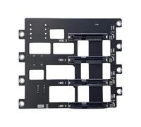 YIZITU Placa Posterior De Expansión del Servidor SFF8643 a 4 Ranuras Equipada con Condensadores De Tantalio Fiabilidad Y Gestión del Calor Tántalo Completo