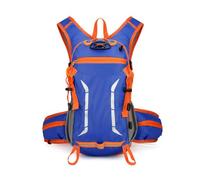YIZITU Práctica bolsa de hombro doble unisex para entusiastas del aire libre, mochila impermeable de gran capacidad para diversas actividades, mochila de camping, azul real