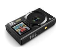 YIZITU Professional 80MP Digital Camera Double Screen Design 18X Zooming Capability WiFi Live Broadcast For Outdoor Shoot Digital Camera