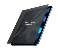 YIZITU Protector De Vidrio Antihuellas Con Accesorio Magnético Para Air 11 2024 Pantalla De Privacidad Con Corte De Cobertura Total