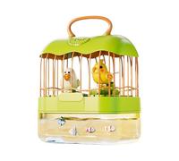 YIZITU Robot De Pájaros Multifuncional para Niños Que Cantan Aleteo Y Repetición Juego con Fish Bowl Y Sensores Talking Parrot Toy For Kids