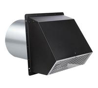 YIZITU Salida de escape silenciosa Sombrero que resalta montaje seguro para la salida de la secadora Cocina Barrio Baño Ventilador Construido con acero inmune a la oxidación Salida del baño