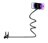 YIZITU Soporte portátil para teléfono para cama, escritorio, brazo ajustable, métodos de instalación doble, fácil almacenamiento, diseño fácil de transportar