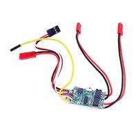 YIZITU Suministros cepillados sin sensor para coche, juguete, control remoto, programación, 5A, doble canal, modelo bidireccional, controlador de velocidad de motor de coche para motor eléctrico