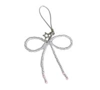 YIZITU Sweet Cool Bowknot Star Charm Cadena Colgante Correas Teléfono Correas de Bolsillo Llavero Correa Colgante Decoración para Llaves Bolso Bolso Bolsos Cuentas Lazo Correas de Teléfono Cordón para