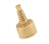 YIZITU Tornillo de ponderación de latón intercambiable que mejora la consistencia de los trazos, la durabilidad, el equipo de piscina instala rápidamente los topes de extremo de taco