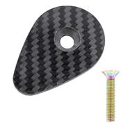 YIZITU Versátil vástago superior de fibra de carbono con tornillos para manillar de bicicletas F12