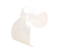 YIZITU Vibrant Bowknot Statement Bangle Adjustable Opening Bracelet Stylish Wide Opening Wristband Ideal for Casual or Formal Oversized Bowknot Bangle