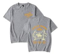 YIZZZFA Josiah Queen The Prodigal Tour Camiseta De Manga Corta, Unisex T-Shirt, Cuello Redondo Informal, Estampado, Alla Moda Da Strada Gift,Gris,S