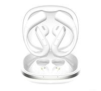 Yj55 Ai - Auriculares inalámbricos de traducción de oreja abierta, ajuste cómodo, con soporte de 164 idiomas y 58 horas para batería para uso en exteriores, color blanco