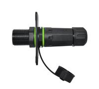 Yjcnelcr Adaptador de mamparo RJ45 sellado a la intemperie, CAT6 | Con cuerpo de rosca de bloqueo para uso de cableado de carcasa de punto de acceso