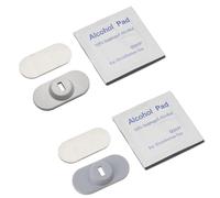 Yjcnelcr Almohadilla de seguridad para portátil y tableta, base de fijación con hebilla antirrobo, adhesivo fuerte