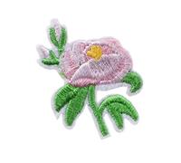 Yjcnelcr Aplique bordado de flores para coser o planchar para mochilas