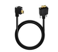 Yjcnelcr Cable de interfaz de panel USB B de 5 pines tipo C a conector | Conectores de tornillo seguros, 1 m de longitud para control de máquina e instalación