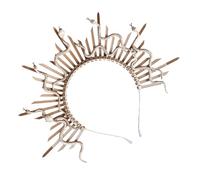 Yjcnelcr Diadema de gorgona punk, diadema de serpiente, disfraz de cosplay de serpiente mítica griega, diadema para adultos, máscaras, fiesta, diadema gótica de gorgona