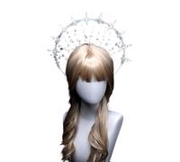 Yjcnelcr Diadema vintage para mujer, diseño de madre Dios, disfraz de fiesta de Halloween, kit de manualidades hecho a mano