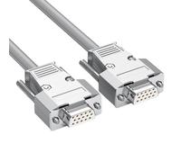 Yjcnelcr Duty HDB15 - Cable de cadena de arrastre de alta resistencia | Doble blindaje, alta resistencia, resistente al desgarro, ignífugo, VGA macho/hembra, para aplicación robótica