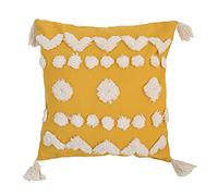 Yjcnelcr Funda de cojín de estilo nórdico con flecos, para funda de cojín, estilo bohemio, borla, diamante, corazón, pompón, patrón geométrico, funda de cojín decorativa para sofá, cama, coche, fundas