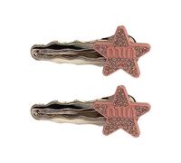 Yjcnelcr Horquillas para el pelo con diseño de estrella de metal para adolescentes y niñas, horquilla brillante con pico de pato, horquilla Y2K, pasadores para el pelo para mujeres, accesorios para el