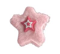 Yjcnelcr Horquillas para el pelo para mujer, pasadores para el pelo para niñas, pentáculo, estrella rosa, forma de pentáculo, lindo clip de flequillo, pinzas para el pelo, pinzas para el pelo,