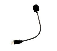 Yjcnelcr Micrófono USB C de cuello de cisne para computadora, micrófono USB C para laptop, portátil externo con cuello de cisne para conferencias