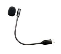 Yjcnelcr Micrófono USB C de cuello de cisne para computadora, micrófono USB C para laptop, portátil externo con cuello de cisne para conferencias