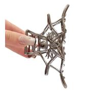 Yjcnelcr Pinzas para el pelo para mujer, pasadores de pelo de moda, pasadores de garra únicos, adornos de cabeza de esqueleto, adornos para el cabello, pinzas para el pelo, accesorios para el cabello