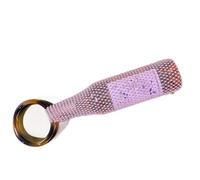 Yjcnelcr Planificador de espectro de múltiples compartimentos con detalles de cristal brillante, plan tejido artesanal, transportable, botella de respuesta