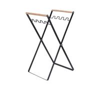 Yjcnelcr Soporte portátil para bolsas de basura con marco de metal | Marco de metal, diseños ergonómicos, fácil instalación y limpieza, uso de actividades al aire libre, promueve un entorno