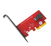 Yjcnelcr Tarjeta adaptadora SFF 8643 a PCIeX4 NVME de disco sólido a PCIeX4, transferencia de datos de alta velocidad