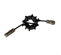 YJDOORPLAY Balun de estrangulador de onda corta HF con núcleo de ferrita de níquel y zinc para modos digitales FT8, JS8, WSPR de alta potencia de 1.8,50 MHz, versión estándar de 350 W (62 mm, negro)