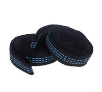 YJDOORPLAY Correas resistentes para cama colgante al aire libre, kit de columpio de árbol de capacidad de 600 libras con hebillas de anillo, bandas de suspensión ajustables de poliéster (azul)