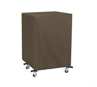 YJDOORPLAY Cubierta de carrito Oxford 420D resistente para soporte de exhibición de computadora AV, impermeable, protector de estante de almacenamiento de equipos multimedia con cordón, 72 x 46 x 102