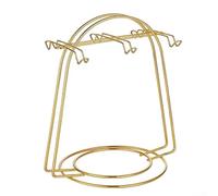 YJDOORPLAY Elegante estante de acero inoxidable para tazas de té, solución de almacenamiento y drenaje eficiente para hasta 46 tazas (B)