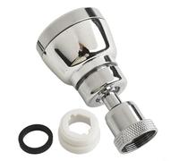 YJDOORPLAY Extensor de grifo giratorio de alta presión para fregadero de cocina, cabezal de pulverización giratorio de 360° con 3 modos de agua, boquilla aireadora de acero inoxidable a prueba de