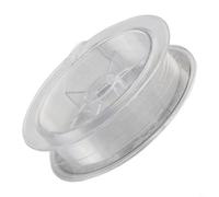 YJDOORPLAY Línea de pesca profesional de fluorocarbono de 100 m, líder de fibra de carbono, línea submarina invisible para agua salada dulce, 4.5-0.35 mm-21 libras, color blanco
