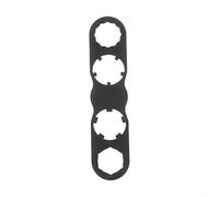 YJDOORPLAY Llave de pedal de bicicleta profesional TC4 herramienta de instalación de aleación para buscar KEO reparación de pedal de bicicleta, herramienta de desmontaje multifunción plateada (negro)