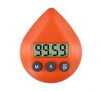 YJDOORPLAY Temporizador de cocina para ducha, baño, cocina, temporizador de cuenta regresiva para ahorro de energía, pantalla LCD, parte trasera magnética, a prueba de salpicaduras, uso doméstico para