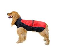 YJDZ Impermeable para perros medianos a grandes, lluvia ajustable para labrador, golden retriever, francés y más (rojo, 7XL)