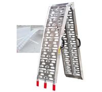 YJEUZCD 88,9 Pulgadas Aluminio Cargando Rampas, 1499 Libras Capacidad, Plegable Motocicleta Rampa, Ligero Rampa Para Moto Cross Cortacésped Scooters Bicicletas Eléctricas(4pcs)