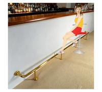 YJEUZCD Acero Inoxidable Tubo Barra Pie Carril Equipo, Horizontales Metales Cubierta Extensión Altura, Pared Extensor Piso Mano Barandilla Pie Riel De Descanso(122.0x7.9in/310x20cm)