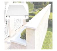 YJEUZCD Alféizar De La Pared Husmeando Goteo Recortar, Aluminio Muro Bajo Goteo Intermitente para Agua De Lluvia Reflujo Prevención, Protector Cubrir para Límite Pared(32x120cm/12.6x47.2in)