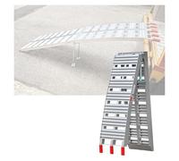 YJEUZCD Aluminio Cargando Rampas, Motocicleta Moto De Nieve Rampa, 1499LBS Peso Capacidad, Multiusos Recogida Camiones Rampas Para Bicicletas Cuatriciclo Todoterreno Scooters(4pcs)