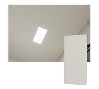 YJEUZCD Aluminio Decorativo Techo Sintió, Cubierta Paneles para Cocina Baño Sótano, Liso Interior Cocina Oficina Baño Caseta Panel Hoja(Beige,5pcs-30x60cm)