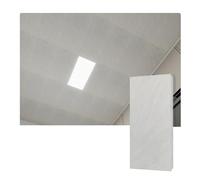 YJEUZCD Aluminio Decorativo Techo Sintió, Cubierta Paneles para Cocina Baño Sótano, Liso Interior Cocina Oficina Baño Caseta Panel Hoja(Gray-E,1pcs-30x60cm)